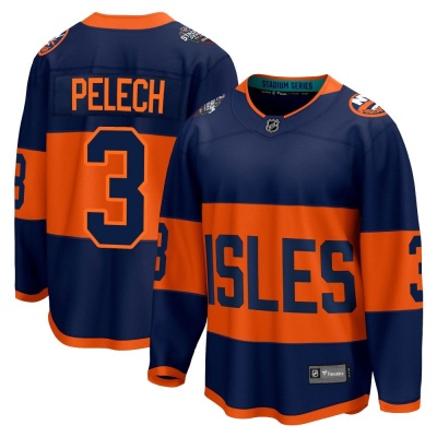 Men's Adam Pelech New York Islanders Fanatics Branded 2024 Stadium Series Jersey - Breakaway Navy