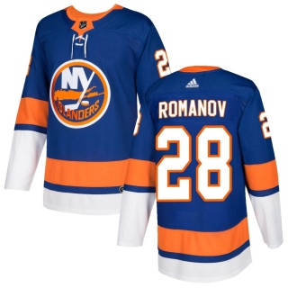 Men's Alexander Romanov New York Islanders Adidas Home Jersey - Authentic Royal