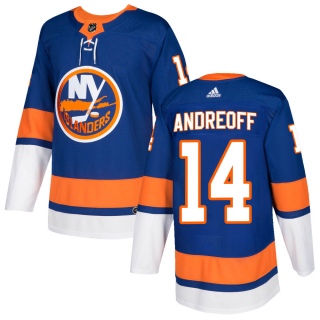 Men's Andy Andreoff New York Islanders Adidas Home Jersey - Authentic Royal