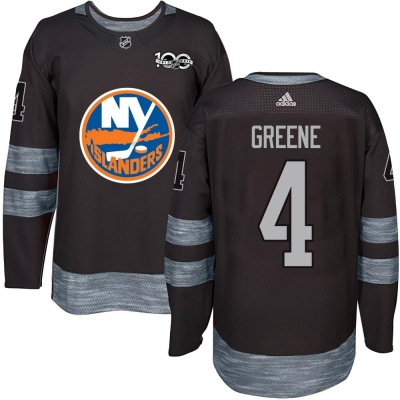 Men's Andy Greene New York Islanders 1917- 100th Anniversary Jersey - Authentic Black