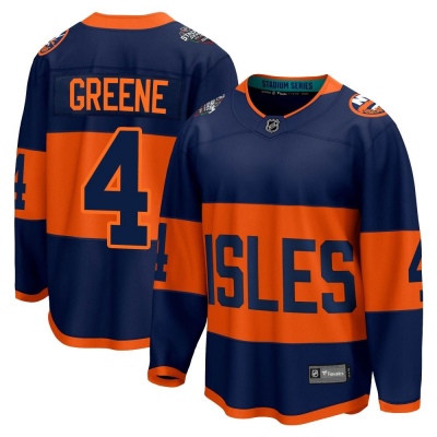 Men's Andy Greene New York Islanders Fanatics Branded 2024 Stadium Series Jersey - Breakaway Navy