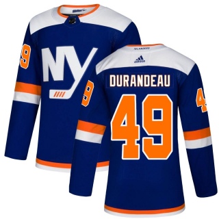 Men's Arnaud Durandeau New York Islanders Adidas Alternate Jersey - Authentic Blue