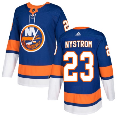 Men's Bob Nystrom New York Islanders Adidas Home Jersey - Authentic Royal