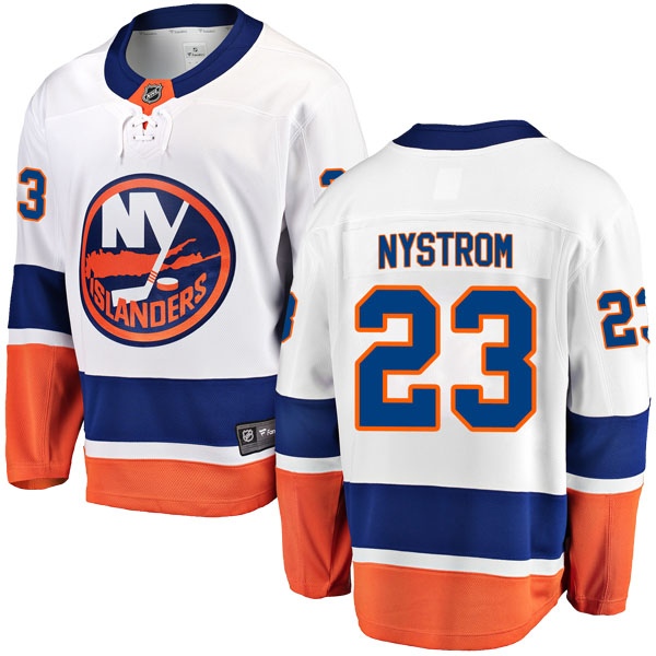 Men's Bob Nystrom New York Islanders Fanatics Branded Away Jersey - Breakaway White