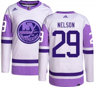 Men's Brock Nelson New York Islanders Adidas Hockey Fights Cancer Jersey - Authentic