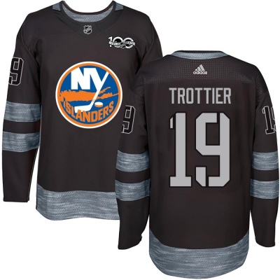 Men's Bryan Trottier New York Islanders 1917- 100th Anniversary Jersey - Authentic Black