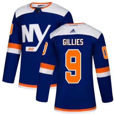 Men's Clark Gillies New York Islanders Adidas Alternate Jersey - Authentic Blue