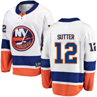 Men's Duane Sutter New York Islanders Fanatics Branded Away Jersey - Breakaway White