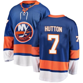 Men's Grant Hutton New York Islanders Fanatics Branded Home Jersey - Breakaway Blue