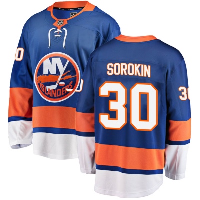 Men's Ilya Sorokin New York Islanders Fanatics Branded Home Jersey - Breakaway Blue