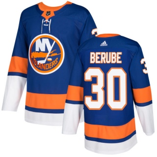 Men's Jean-Francois Berube New York Islanders Adidas Jersey - Authentic Royal