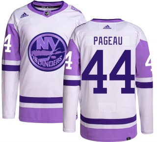 Men's Jean-Gabriel Pageau New York Islanders Adidas Hockey Fights Cancer Jersey - Authentic