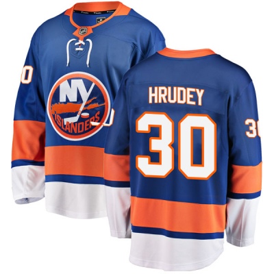Men's Kelly Hrudey New York Islanders Fanatics Branded Home Jersey - Breakaway Blue
