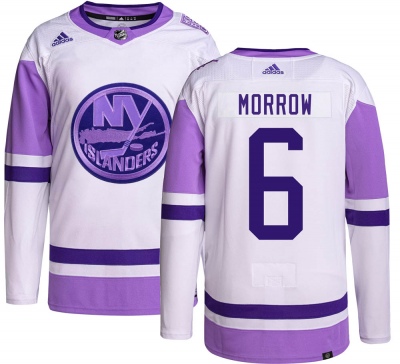Men's Ken Morrow New York Islanders Adidas Hockey Fights Cancer Jersey - Authentic