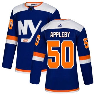 Men's Kenneth Appleby New York Islanders Adidas Alternate Jersey - Authentic Blue