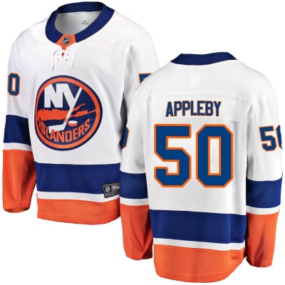 Men's Kenneth Appleby New York Islanders Fanatics Branded Away Jersey - Breakaway White