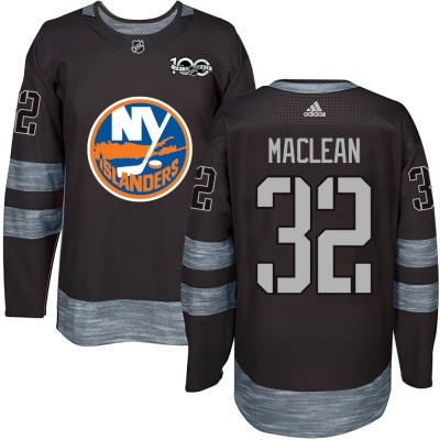 Men's Kyle Maclean New York Islanders Kyle MacLean 1917- 100th Anniversary Jersey - Authentic Black