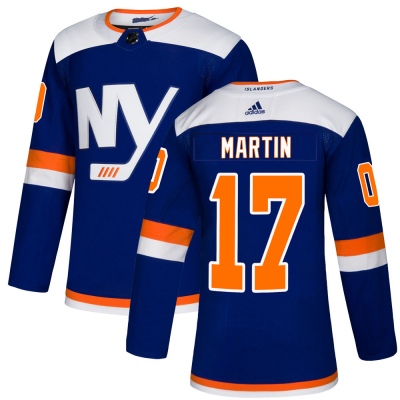 Men's Matt Martin New York Islanders Adidas Alternate Jersey - Authentic Blue