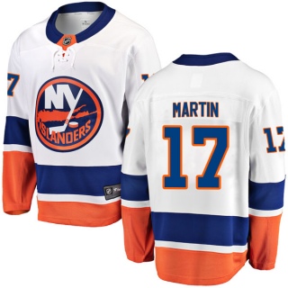 Men's Matt Martin New York Islanders Fanatics Branded Away Jersey - Breakaway White