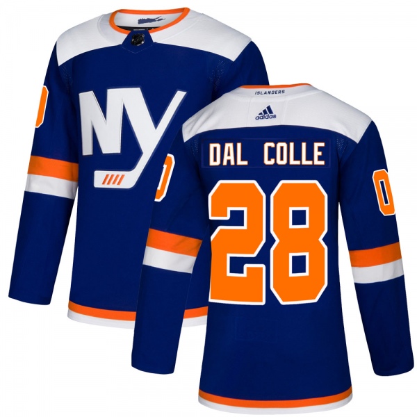 Men's Michael Dal Colle New York Islanders Adidas Alternate Jersey - Authentic Blue