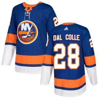 Men's Michael Dal Colle New York Islanders Adidas Home Jersey - Authentic Royal