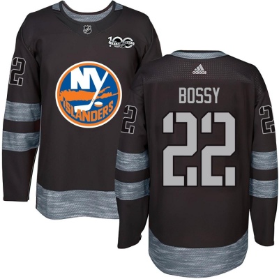 Men's Mike Bossy New York Islanders 1917- 100th Anniversary Jersey - Authentic Black