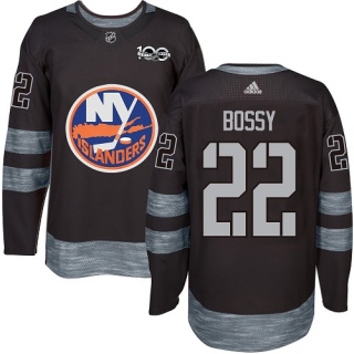 Men's Mike Bossy New York Islanders Adidas 1917- 100th Anniversary Jersey - Authentic Black