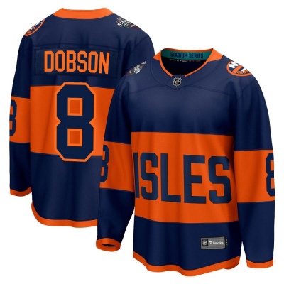 Men's Noah Dobson New York Islanders Fanatics Branded 2024 Stadium Series Jersey - Breakaway Navy