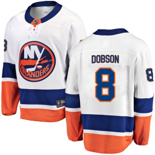 Men's Noah Dobson New York Islanders Fanatics Branded Away Jersey - Breakaway White