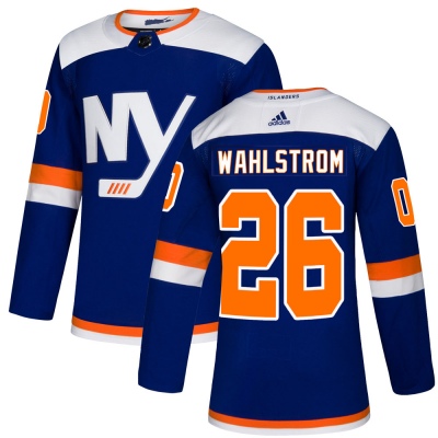 Men's Oliver Wahlstrom New York Islanders Adidas Alternate Jersey - Authentic Blue