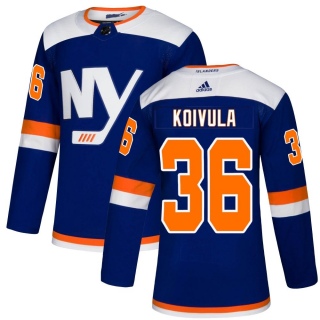 Men's Otto Koivula New York Islanders Adidas Alternate Jersey - Authentic Blue