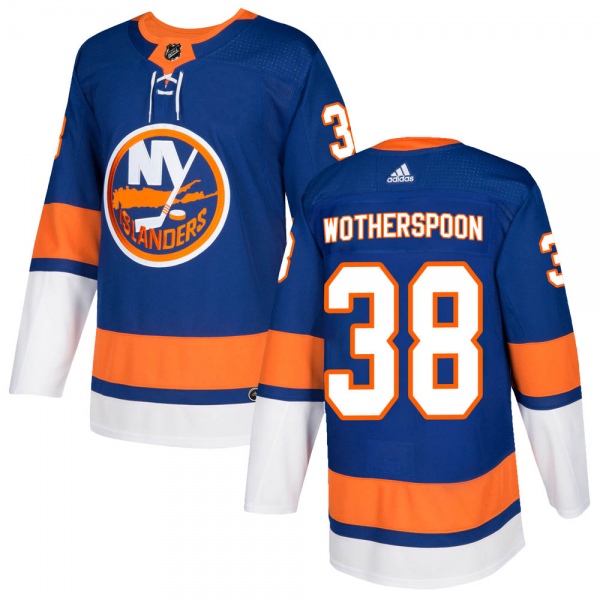 Men's Parker Wotherspoon New York Islanders Adidas Home Jersey - Authentic Royal