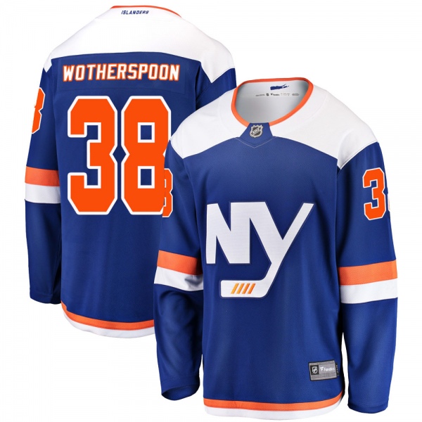 Men's Parker Wotherspoon New York Islanders Fanatics Branded Alternate Jersey - Breakaway Blue