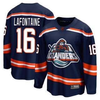 Men's Pat LaFontaine New York Islanders Fanatics Branded Special Edition 2.0 Jersey - Breakaway Navy