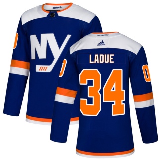 Men's Paul LaDue New York Islanders Adidas Alternate Jersey - Authentic Blue