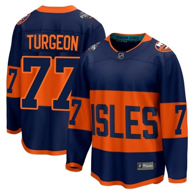 Men's Pierre Turgeon New York Islanders Fanatics Branded 2024 Stadium Series Jersey - Breakaway Navy