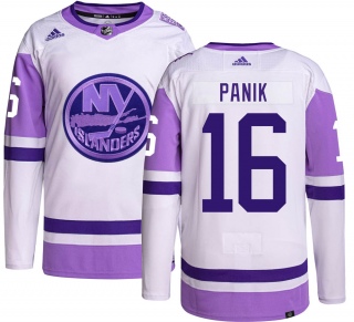 Men's Richard Panik New York Islanders Adidas Hockey Fights Cancer Jersey - Authentic