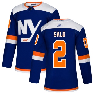 Men's Robin Salo New York Islanders Adidas Alternate Jersey - Authentic Blue