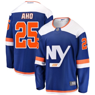 Men's Sebastian Aho New York Islanders Fanatics Branded Alternate Jersey - Breakaway Blue