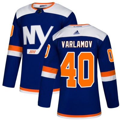 Men's Semyon Varlamov New York Islanders Adidas Alternate Jersey - Authentic Blue
