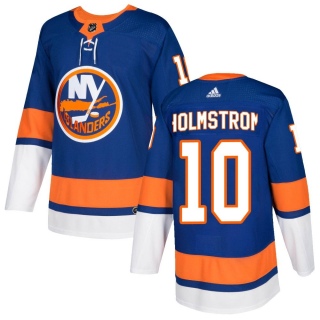 Men's Simon Holmstrom New York Islanders Adidas Home Jersey - Authentic Royal