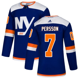 Men's Stefan Persson New York Islanders Adidas Alternate Jersey - Authentic Blue