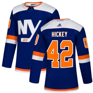 Men's Thomas Hickey New York Islanders Adidas Alternate Jersey - Authentic Blue