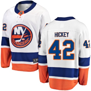 Men's Thomas Hickey New York Islanders Fanatics Branded Away Jersey - Breakaway White