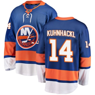 Men's Tom Kuhnhackl New York Islanders Fanatics Branded Home Jersey - Breakaway Blue