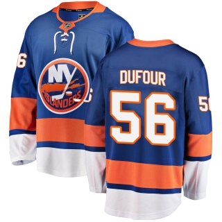 Men's William Dufour New York Islanders Fanatics Branded Home Jersey - Breakaway Blue