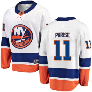 Men's Zach Parise New York Islanders Fanatics Branded Away Jersey - Breakaway White