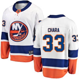 Men's Zdeno Chara New York Islanders Fanatics Branded Away Jersey - Breakaway White