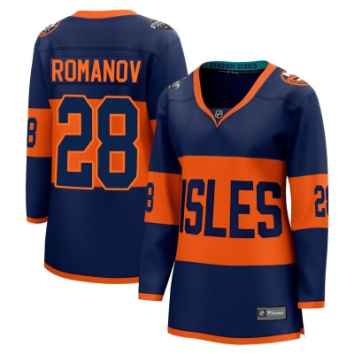 Women's Alexander Romanov New York Islanders Fanatics Branded 2024 Stadium Series Jersey - Breakaway Navy