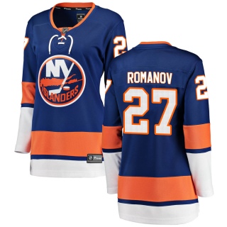 Women's Alexander Romanov New York Islanders Fanatics Branded Home Jersey - Breakaway Blue